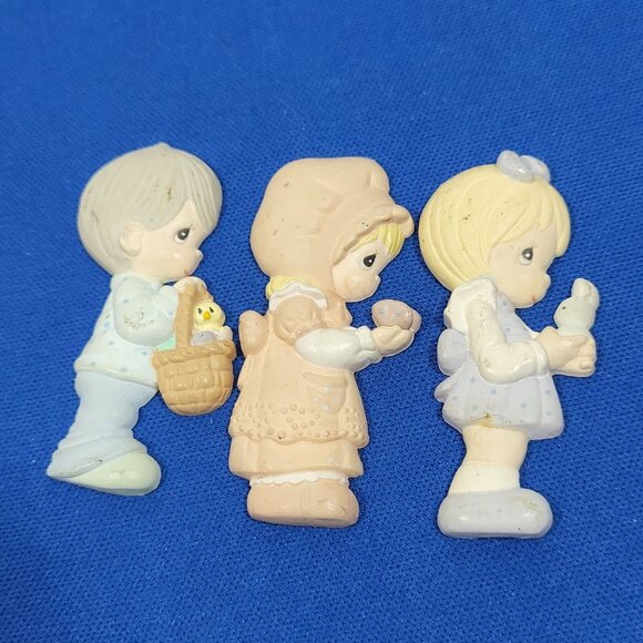 Precious Moments 1990 Enesco Lot Of 3 Child Magnets By Samuel J. Butcher Collect - Picture 1 of 7